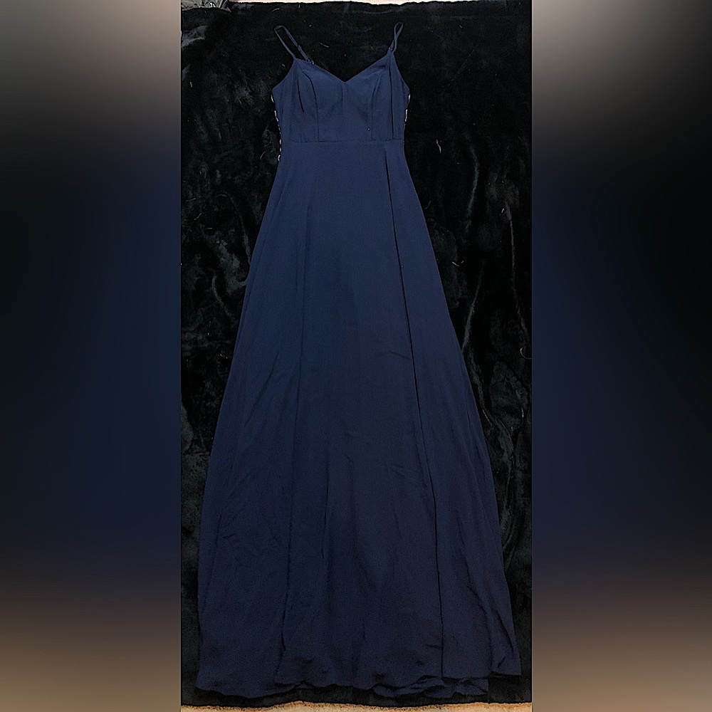 LIKE NEW Navy Blue Formal Dress